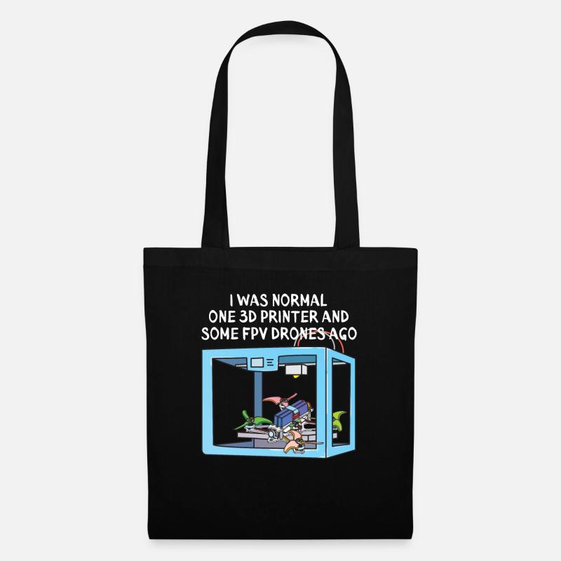 Funny FPV Drone Racing Lover Gift - Stoffbeutel - Schwarz