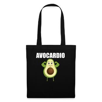 Avocardio Cute Avocado Cardio Fitness Keto - Tote Bag - black - Front