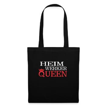 Heimwerker Queen - Stoffbeutel - Schwarz - Vorne