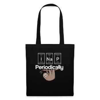 I Nap Periodically Sloths Lovers Zookeeper Science - Tote Bag - black - Front