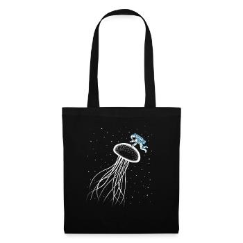 Méduse astronaute - Sac en tissu - noir - Devant