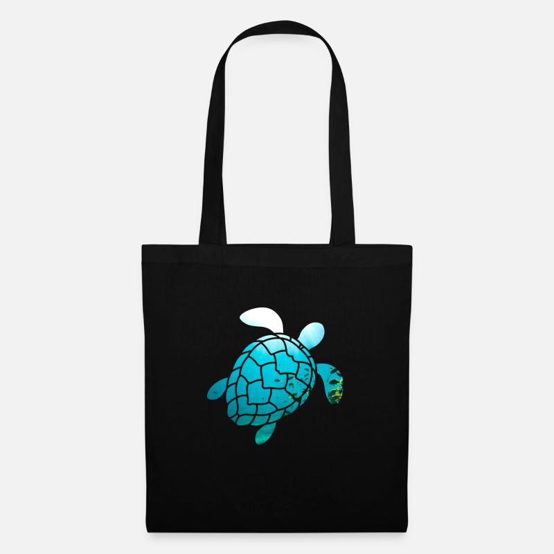 Sea turtle - Tote Bag - black