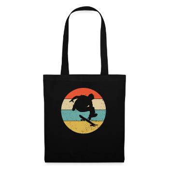 Skateboard Skater Skate Skating Skateboarding - Tote Bag - black - Front