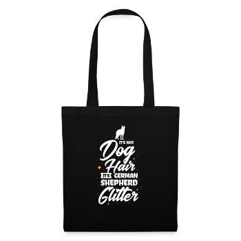 Schäferhund Design für einen Hundebesitzer - Stoffbeutel - Schwarz - Vorne