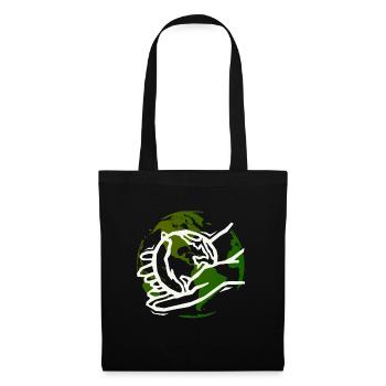 Earth day - we have it in our hand - Sac en tissu - noir - Devant