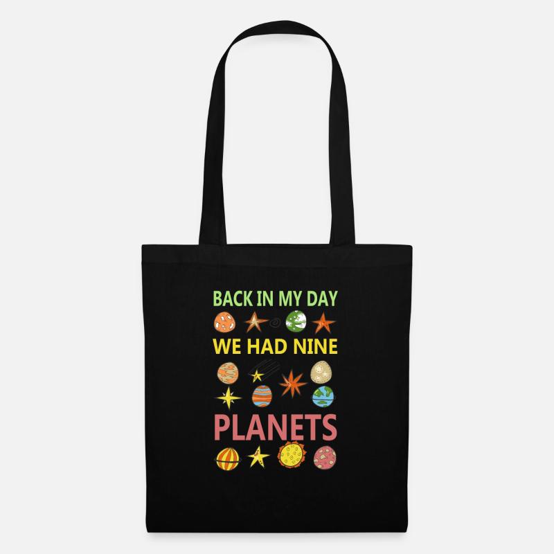 planets - Stoffbeutel - Schwarz
