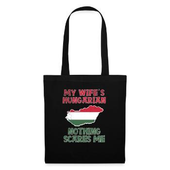 Hungary Woman Funny Married Hungarian - Tote Bag - black - Front