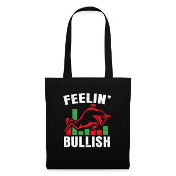 Feeling Bullish Stock Market Trading Day Exchange - Tote Bag - black - Front