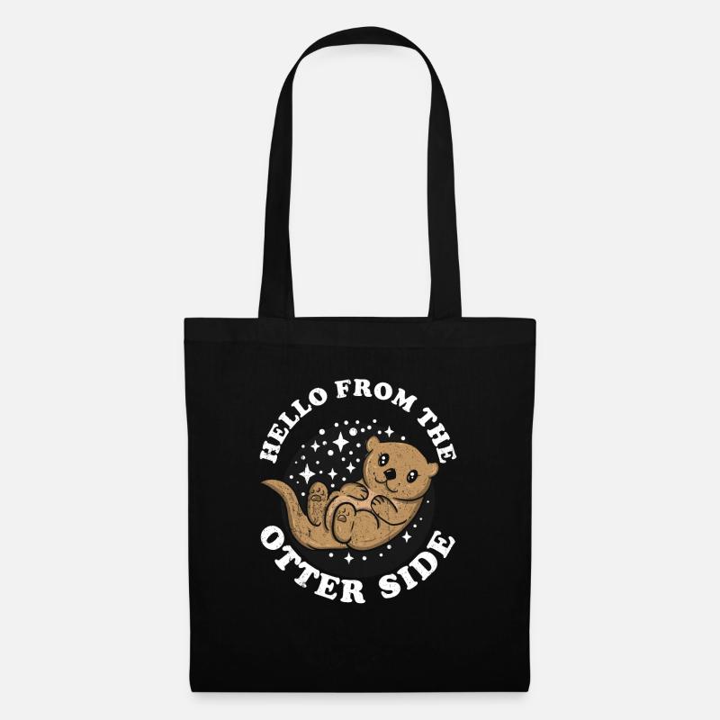 Otter - Stoffbeutel - Schwarz