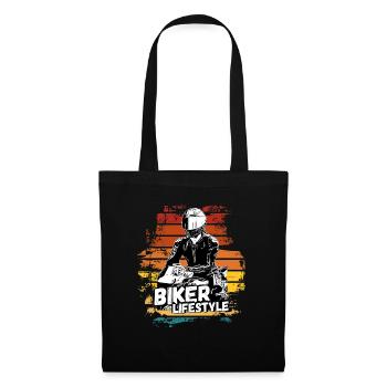 Motorcycle Lifestyle / Motorcycle / Motorcyclebiker - Tote Bag - black - Front