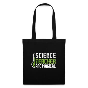 Science Professeur Science - Sac en tissu - noir - Devant