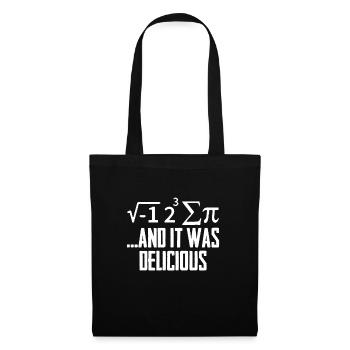 Maths drôle Maths Geek Pi Maxwell - Sac en tissu - noir - Devant