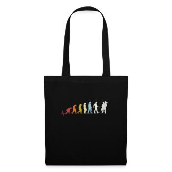 Tuba Tubist Evolution Brass Instrument Music - Tote Bag - black - Front
