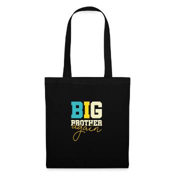 Big Brother Again For Boys Brothers Sibling - Tote Bag - black - Front