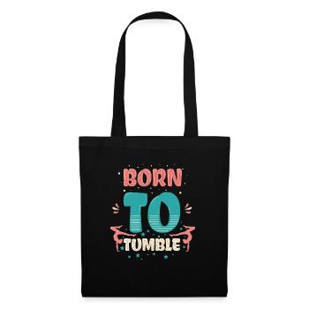 Conception acrobatique pour un fan de gymnastique - Sac en tissu - noir - Devant