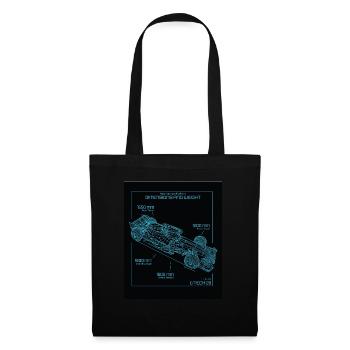 Racing car racing car racing car racing car racing driver - Tote Bag - black - Front