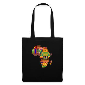 Carte d’Afrique de refroidissement Pour Wo African Lover - Sac en tissu - noir - Devant