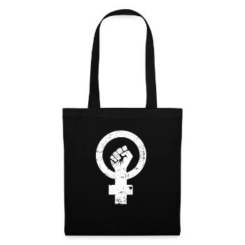 Feminism grunge - Tote Bag - black - Front