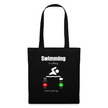 Swimming Diving Swimming Pool Pool Water Sea - Tote Bag - black - Front