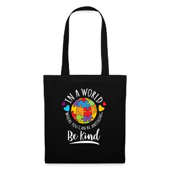 Autism Awareness Be Kind - Tote Bag - black - Front