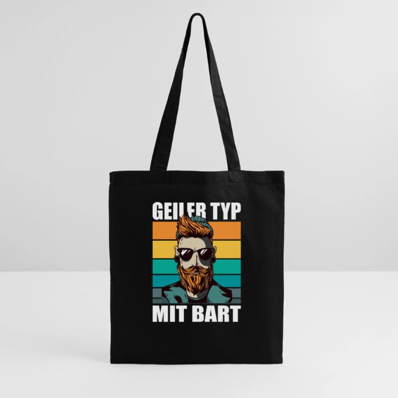 Bart Bartträger bartpflege Schnurrbart Hipster Stoffbeutel