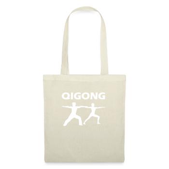 Qigong Qi Gong Médiation Arts martiaux - Sac en tissu - nature - Devant