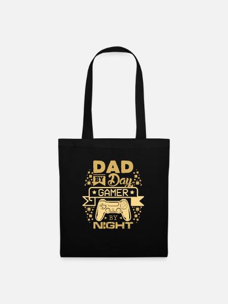 Gamer Dad - Stoffbeutel - Schwarz