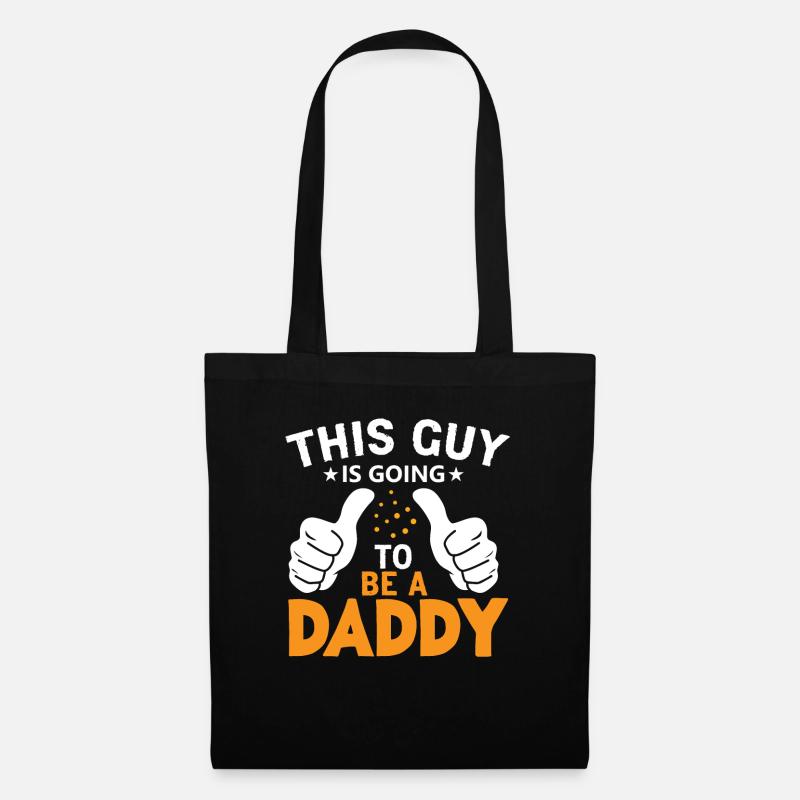 Bientôt Papa This Guy is going to be a Daddy - Sac en tissu - noir