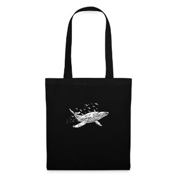 Whale Marine Life Marine Animals Whale Whales - Tote Bag - black - Front