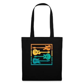 Guitare Électrique Guitares Électriques Guitare Électrique Basse Instrument - Sac en tissu - noir - Devant