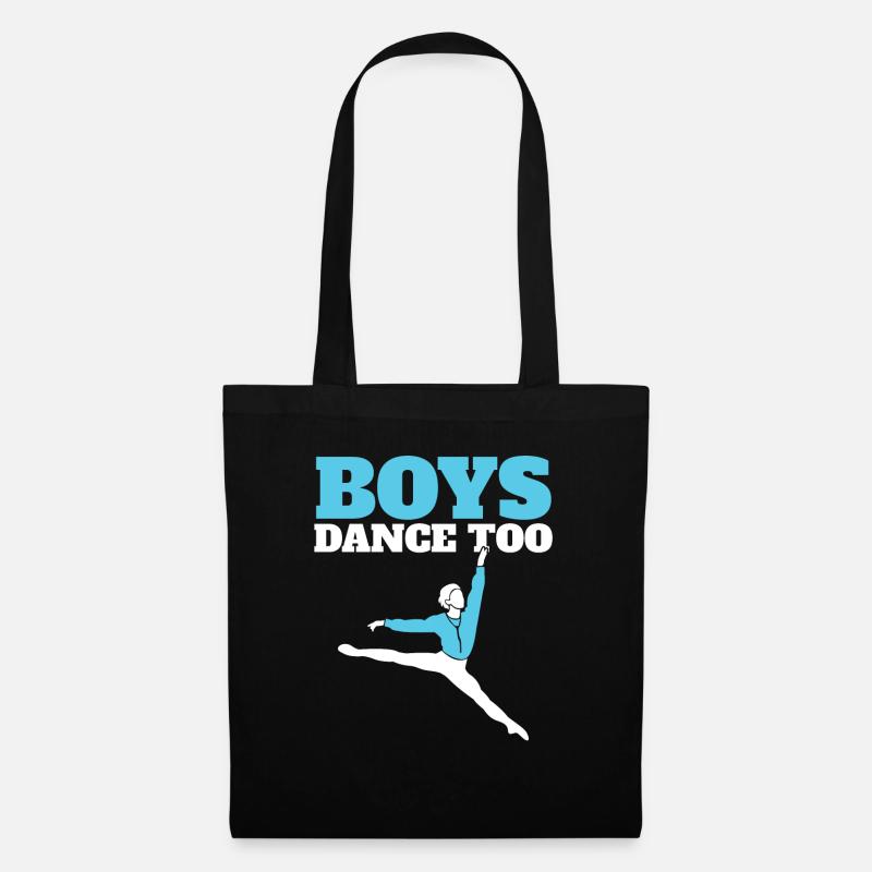 Boys Dance Too - Tote Bag - black