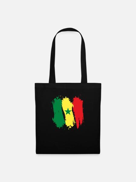 Senegal - Stoffbeutel - Schwarz