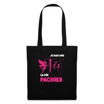 Je suis Une fée la fée PasChier - Sac en tissu - noir - Devant