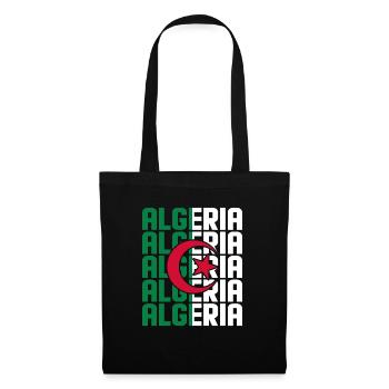 Algérie - Sac en tissu - noir - Devant