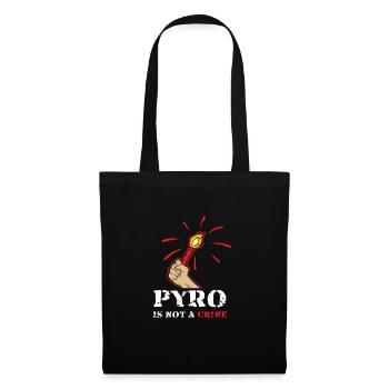 Pyro is no crime Pyrotechnie n’est pas un crime - Sac en tissu - noir - Devant