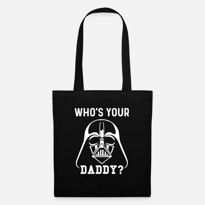 Who's your daddy? - Stoffbeutel - Schwarz