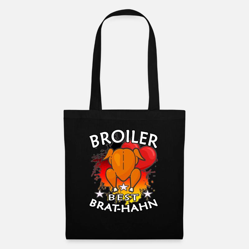 broiler best brathahn ddr - Stoffbeutel - Schwarz