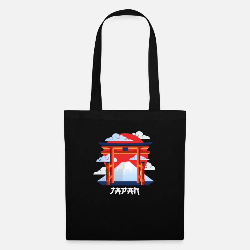 Japan - Stoffbeutel - Schwarz