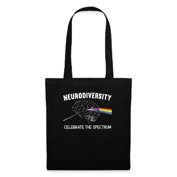 La neurodiversité célèbre le spectre TDAH - Sac en tissu - noir - Devant
