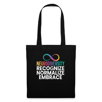 Neurodiversity Autism Neurological Disorders - Tote Bag - black - Front