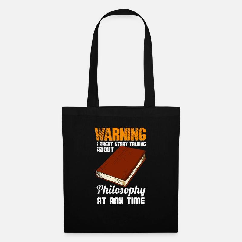 Philosophy Thinker Freethinker Philosopher - Tote Bag - black