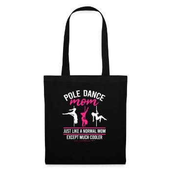Pole Dance Mom Dancer Mother's Day Pole Fitness - Stoffbeutel - Schwarz - Vorne