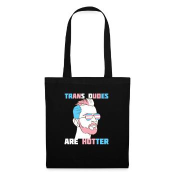 Trans Dudes Are Hotter Transgender Pride Lgbt - Sac en tissu - noir - Devant