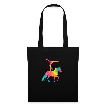 Voltigieren Chevau équestre équitation équitation équitation - Sac en tissu - noir - Devant