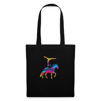 Voltigieren Chevau équestre équitation équitation équitation - Sac en tissu - noir - Devant