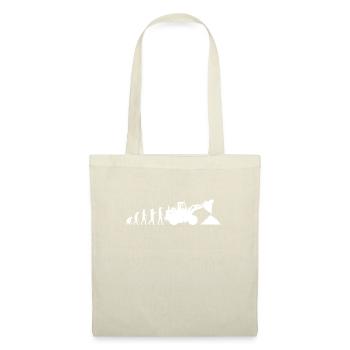 Evolution chargeuse sur pneus Chantiers - Sac en tissu - nature - Devant