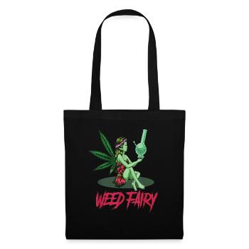 Cannabis chanvre THC 420 - Sac en tissu - noir - Devant