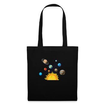 Solar System Space - Sac en tissu - noir - Devant