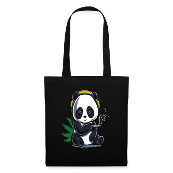 Cannabis chanvre THC 420 - Sac en tissu - noir - Devant