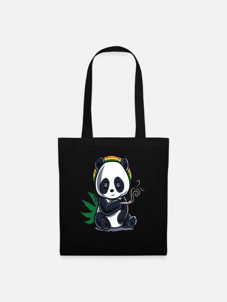 Cannabis Hanf THC 420 - Stoffbeutel - Schwarz